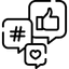 Social Media Management Icon
